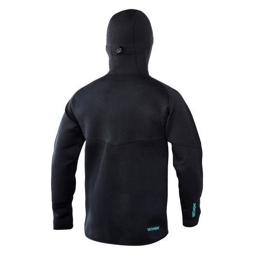 Performance Neoprene Hoodie Ride Engine - detalle Black