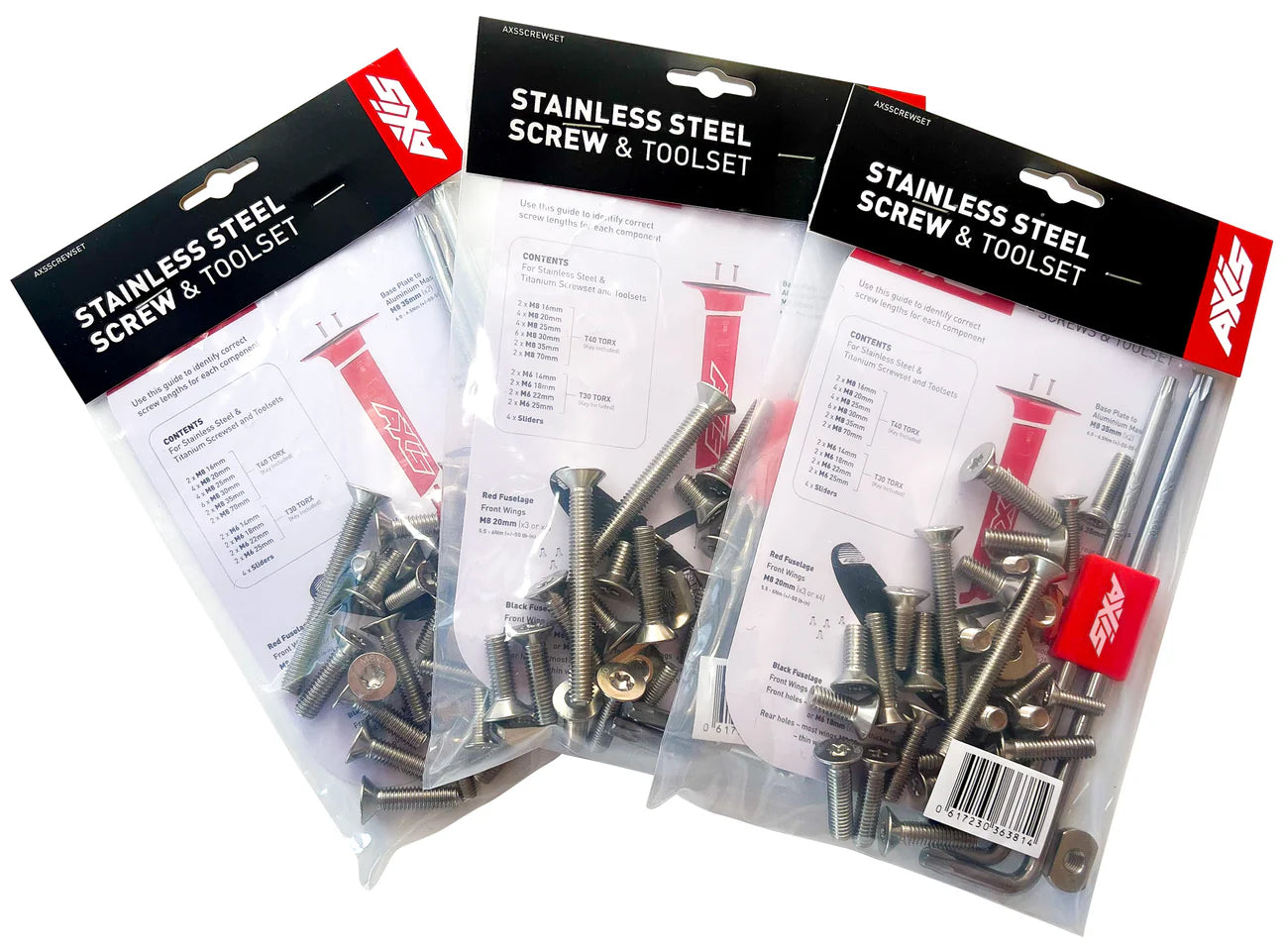 Set de Tornillos y Llaves Stainless