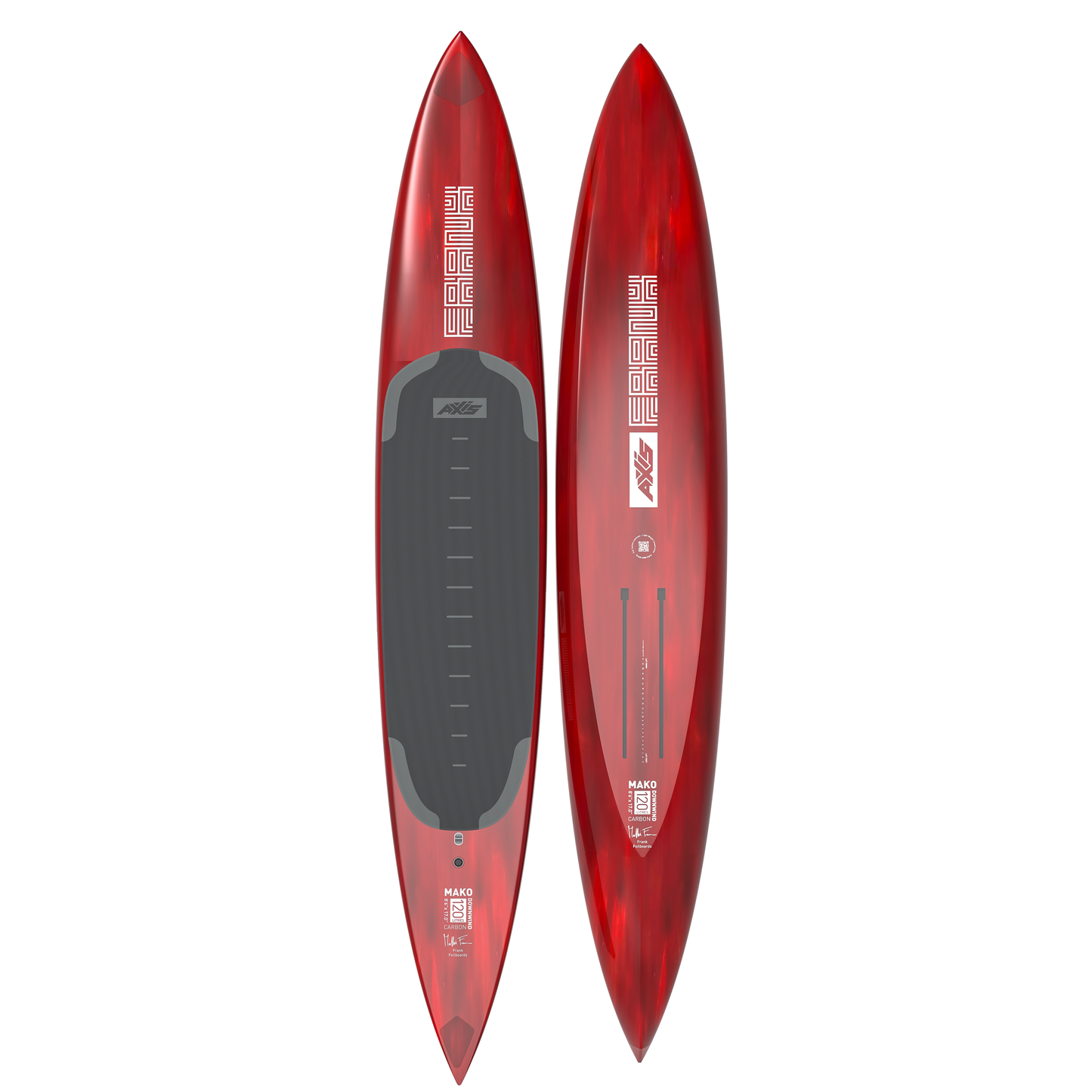 Tabla Axis Frank MAKO Downwind - vista superior e inferior