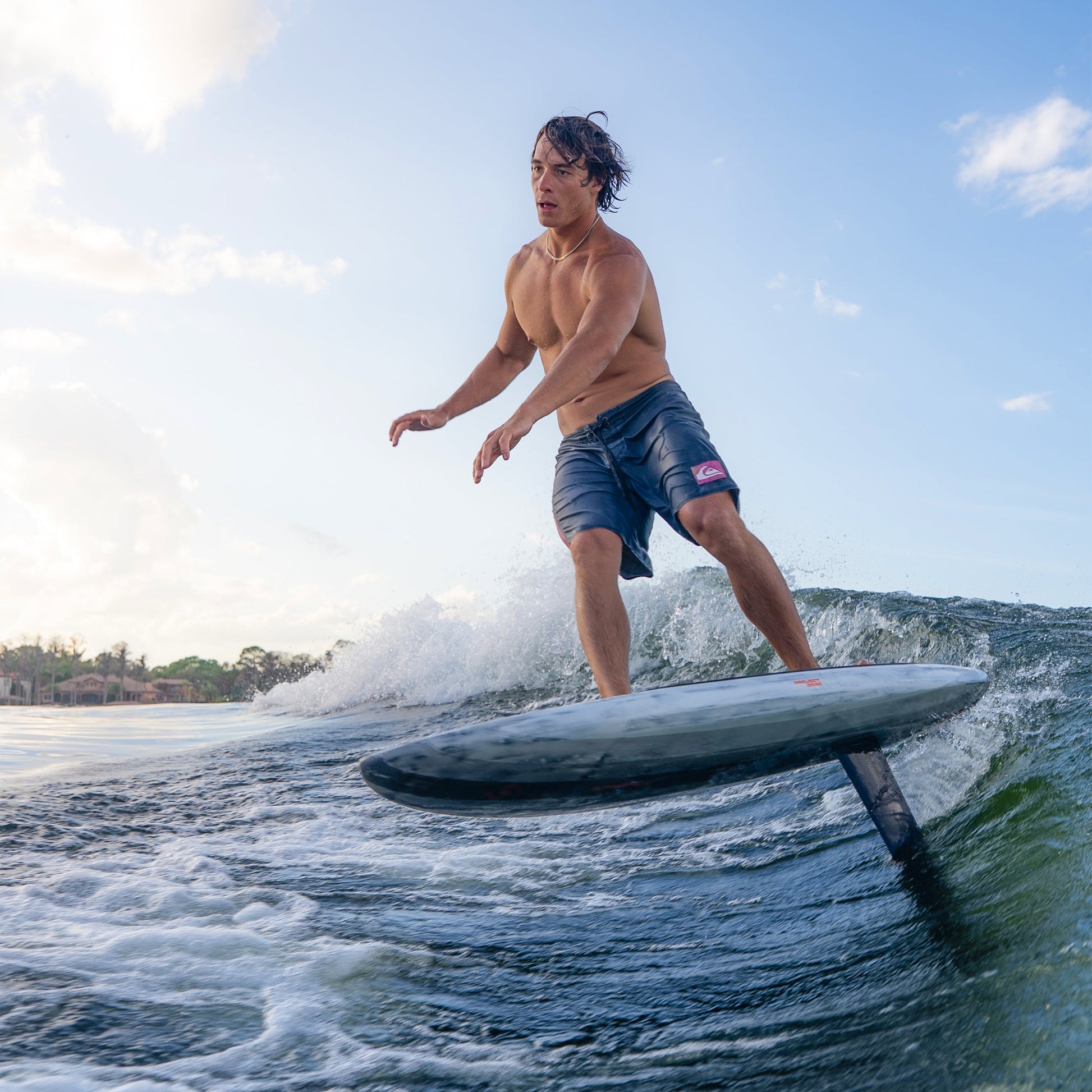 Slingshot Project Drag Board en uso - navegando en downwind