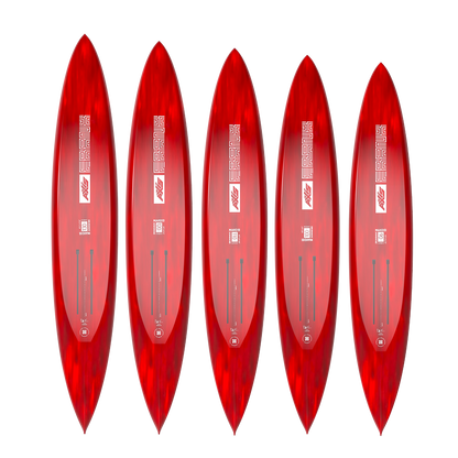 Tabla Axis Frank MAKO 2 Downwind - vista inferior de toda la línea