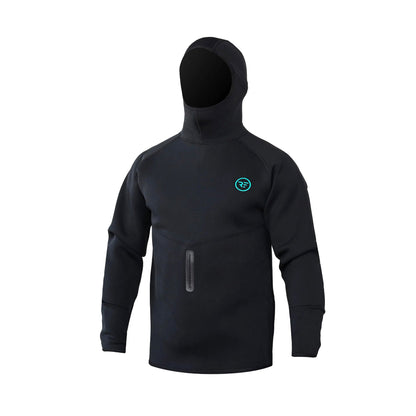 Performance Neoprene Hoodie Ride Engine - color Black