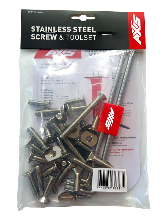 Set de Tornillos y Llaves Stainless