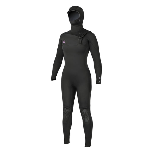 Traje de agua Ride Engine RE_X 5/4/3 Hooded Mujer - vista frontal